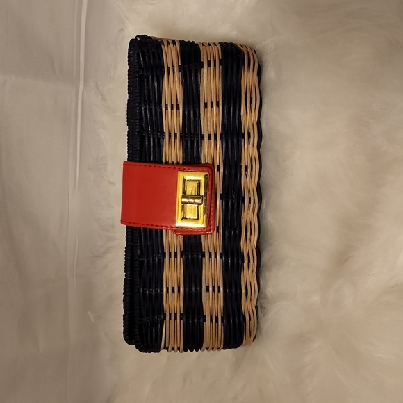 J. Crew Bags Wicker Clutch Poshmark